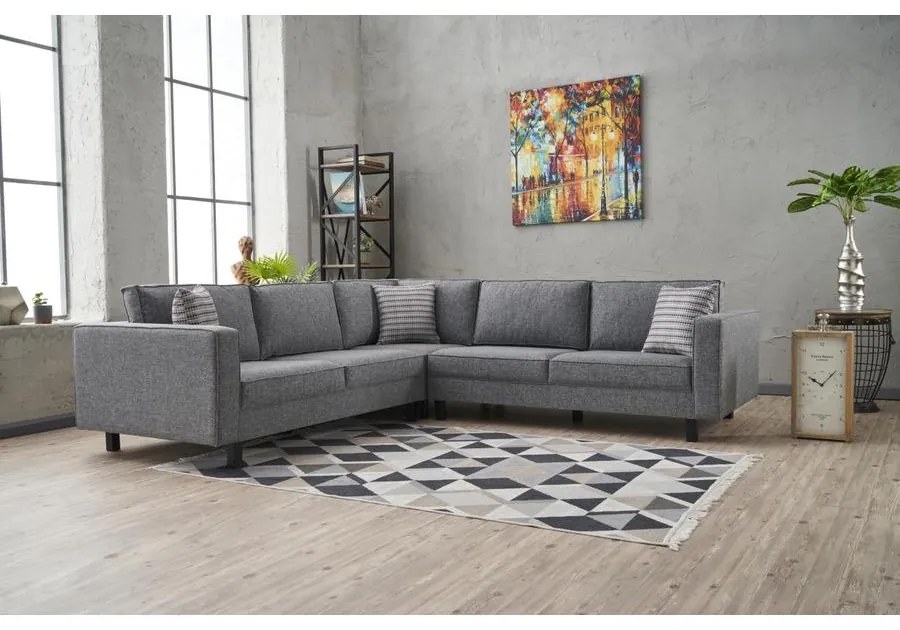 Sarokkanapé Kale Linen - Szürke