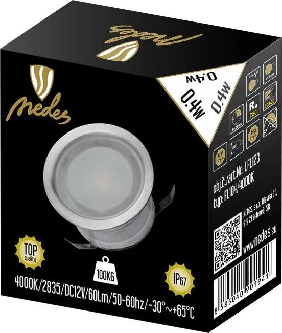 NEDES LFL123 Kültéri Talajba Építhető Lámpa IP44