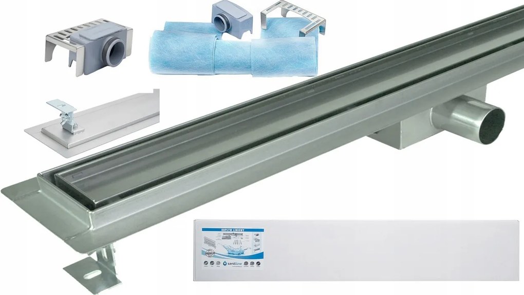 70 cm-es vonalmenti padlóösszefolyó csempézéshez Sanitline