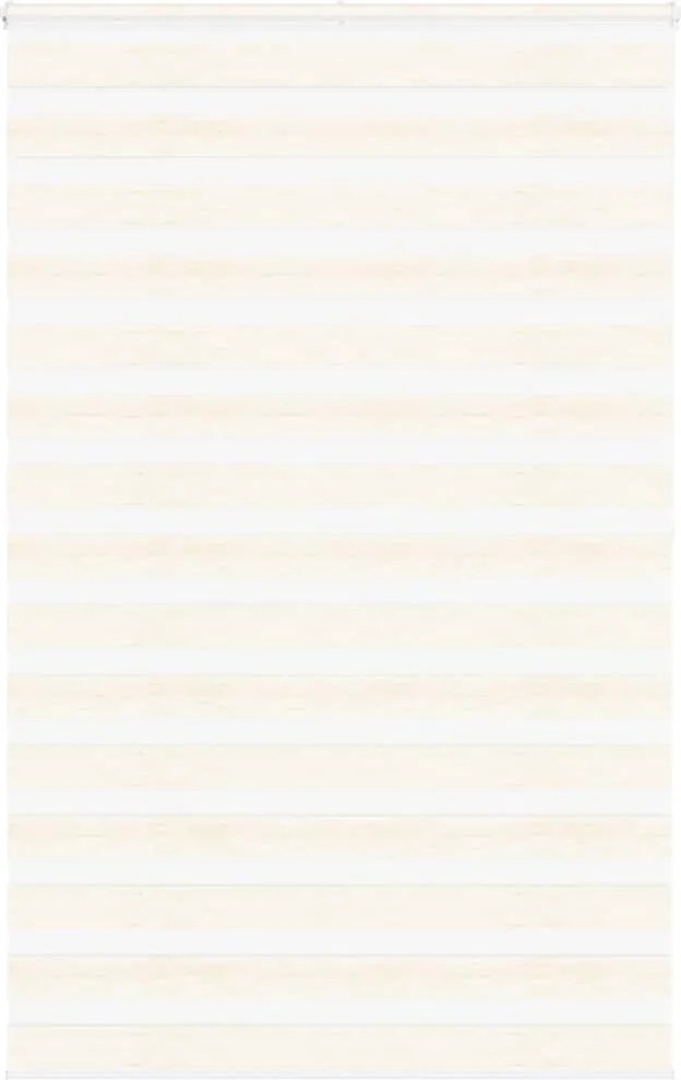 vidaXL zebrafüggönnyel márványbézs szövetszélesség 135,9 cm poliészter
