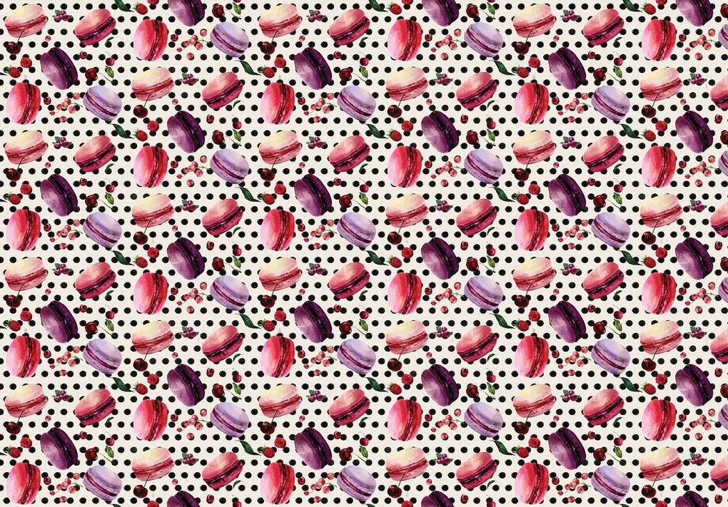 Fotótapéta - Macarons (152,5x104 cm)