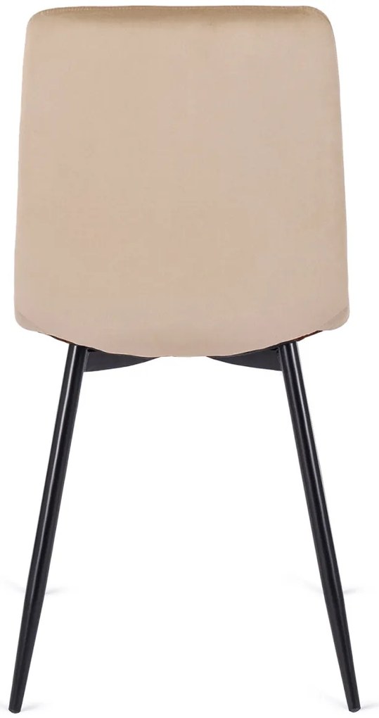 Bézs bársony szék ROBIN