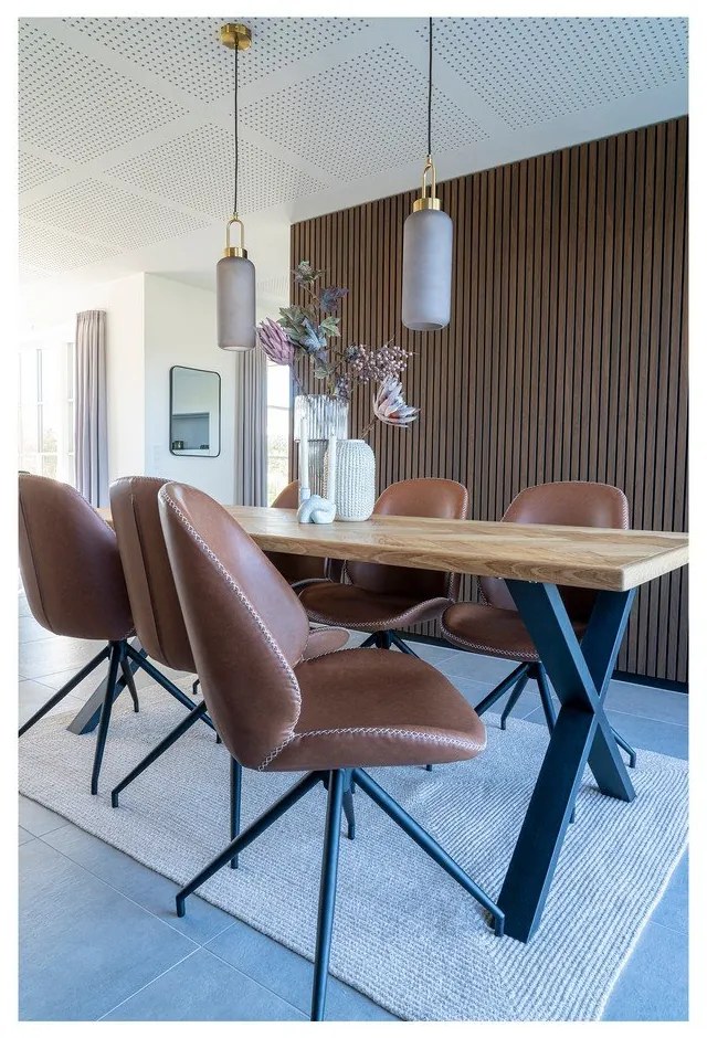 Konyakbarna étkezőszék szett 2 db-os Monte – House Nordic