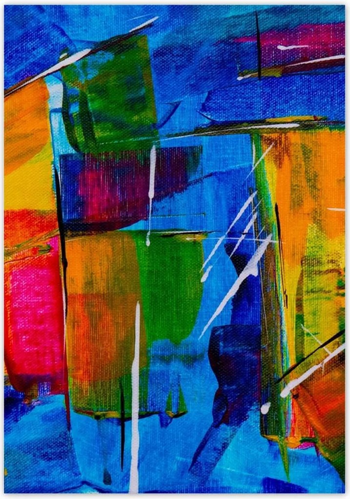 Poszterek 70x100 Absztrakt Sárkány