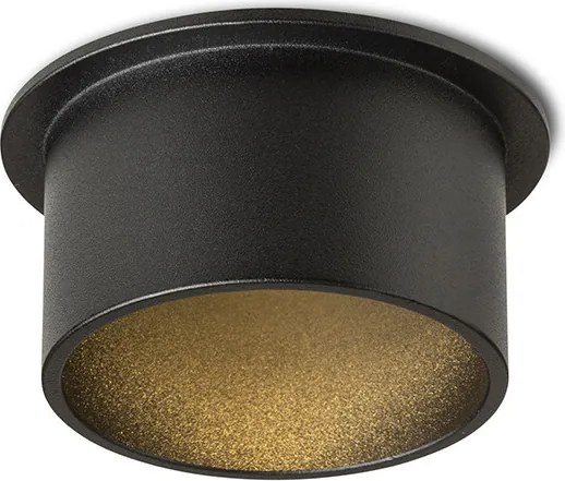 RENDL ORTA süllyesztett lámpa fekete 230V LED GU10 9W