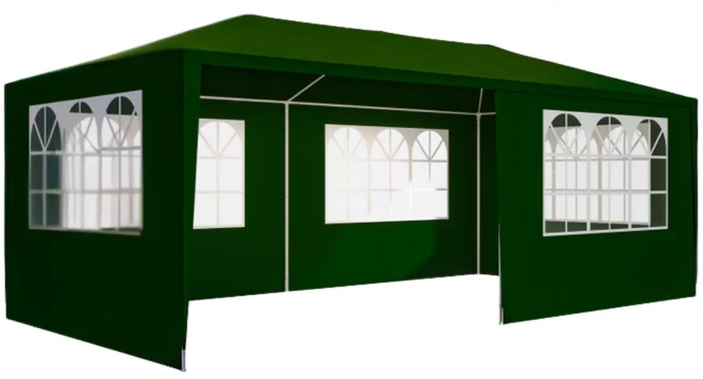 NEAPOL rendezvénysátor, 3x6m, zöld Jurhan