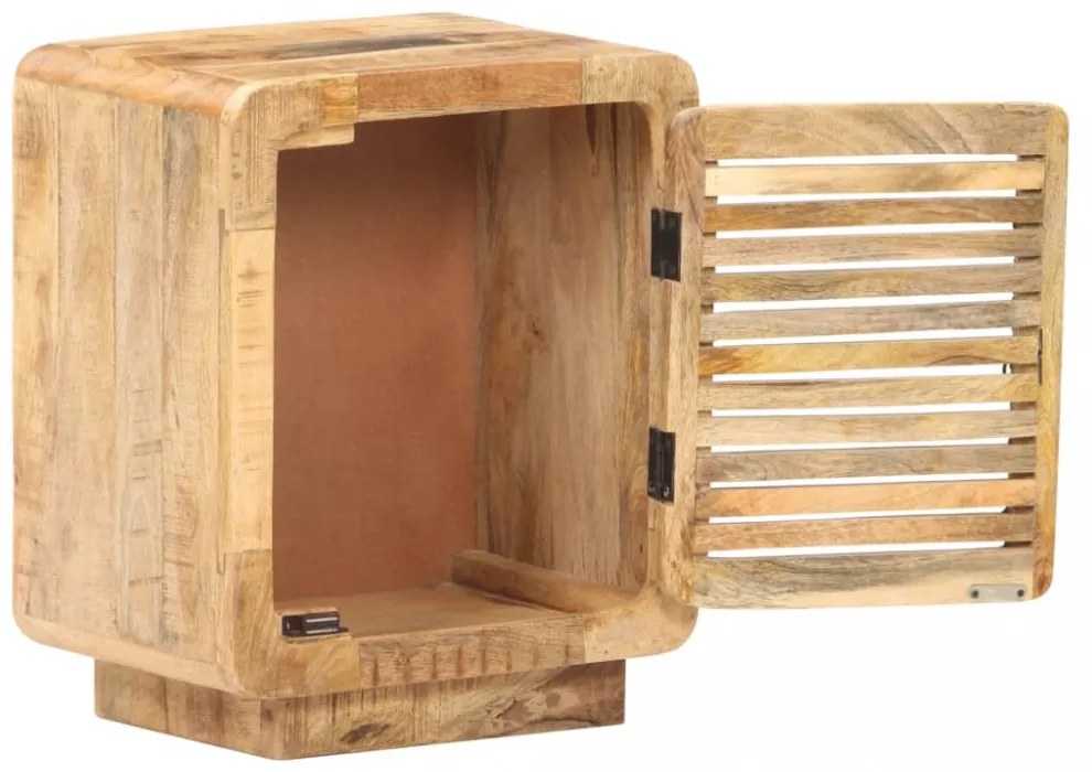 nyers mangófa éjjeliszekrény 40 x 30 x 50 cm