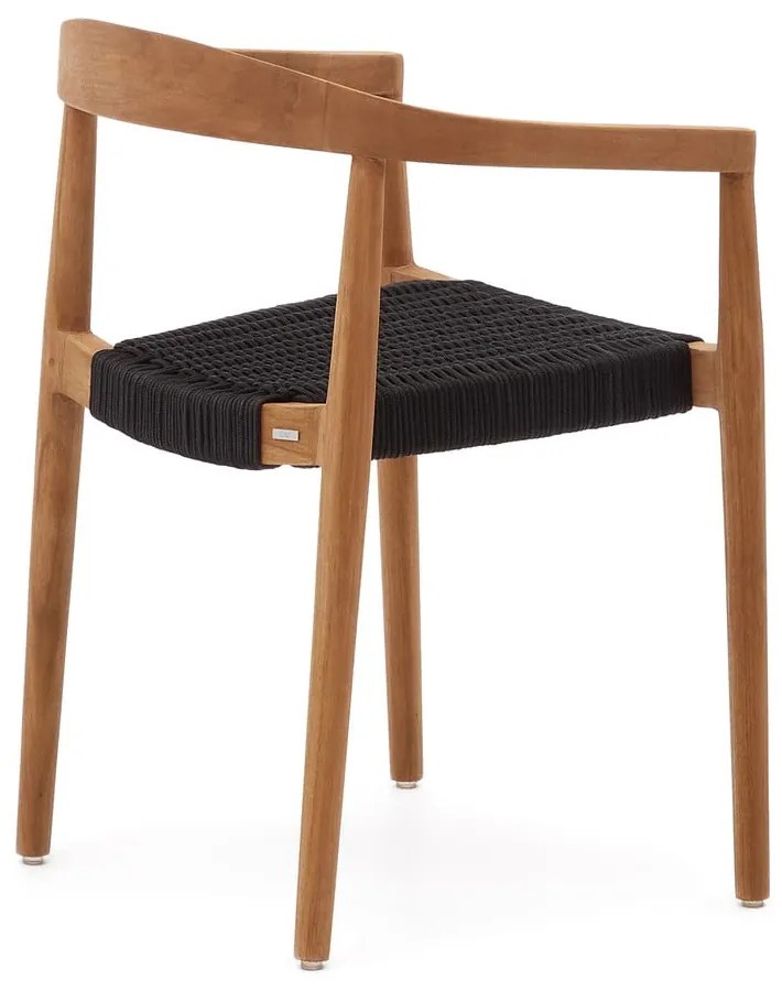 Natúr színű tömörfa kerti szék szett 4 db-os Ydalia – Kave Home