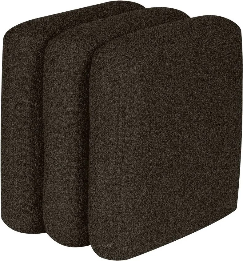 Barna buklé puff Radd – noo.ma