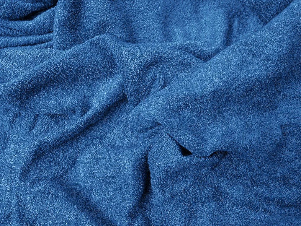 Frottír EXCLUSIVE sötétkék lepedő 180x200 cm