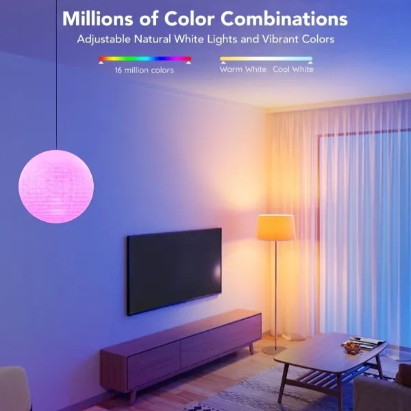 Govee - LED RGBWW Fényerőszabályozható izzó Smart E27/12W/230V 2700-6500K Wi-Fi
