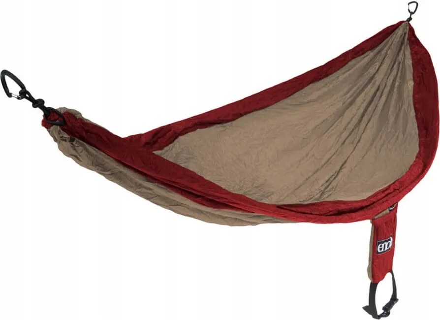 Turista függőágy Eno Single Nest khaki/bordó