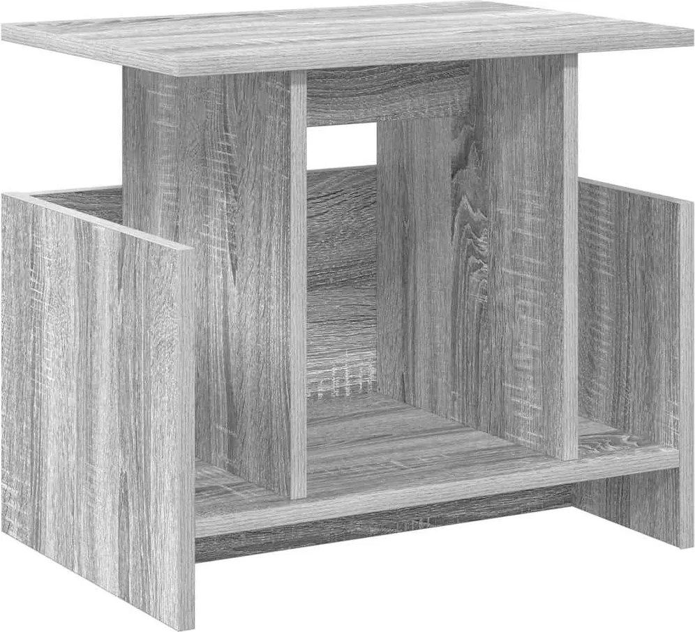 vidaXL TV állvány Szürke Sonoma 50 x 35 x 45 cm Faanyag