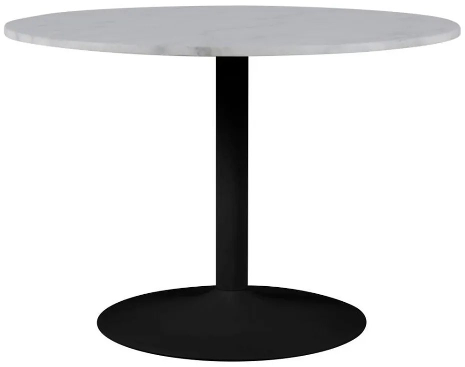 Tarifa márvány étkezőasztal 110 cm fehér-fekete
