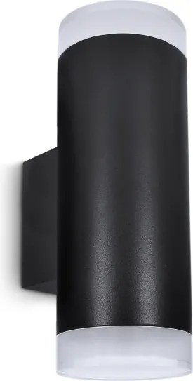 BRILAGI - RGBW LED kültéri fali lámpa MATERA 2xGU10/4,8W/230V fekete IP54