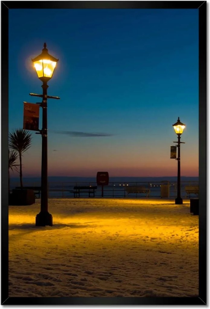 Poszterek keretben 40x60 Lámpások a tengerparton