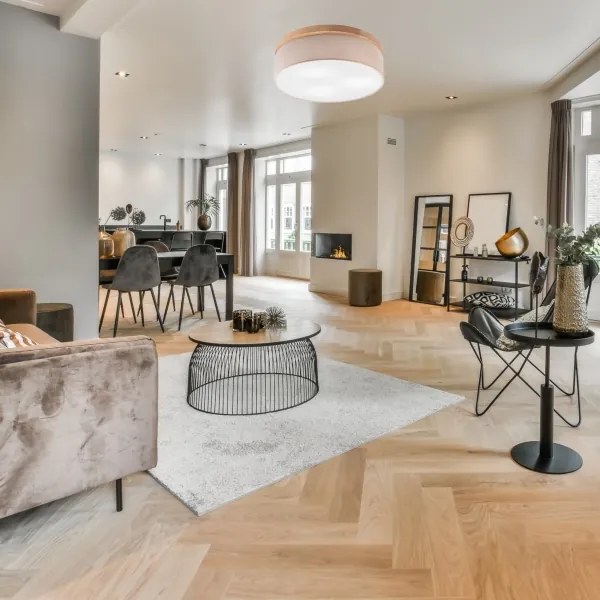 Brilagi - LED mennyezeti lámpa BELLADONNA 3xE27/15W/230V, 50 cm, bézs/dub