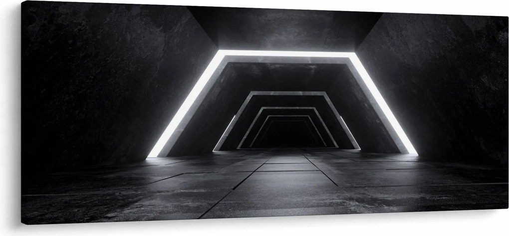 Kép - Futurisztikus alagút (120x50 cm)