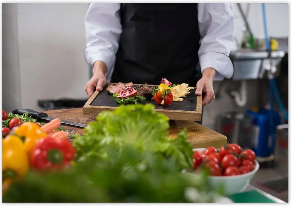 Poszterek 100x70 Tányér befőttesüveggel