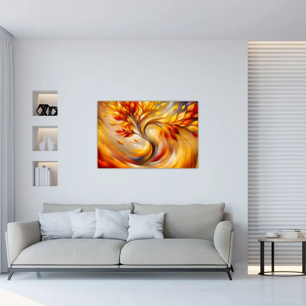 Kép - Őszi fa (90x60 cm)