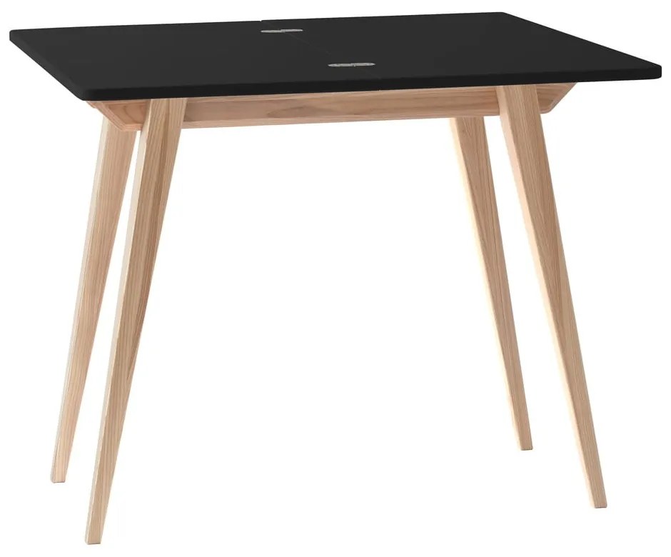 Konzolasztal fekete asztallappal 45x90 cm Envelope - Ragaba