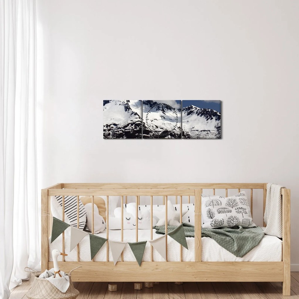Kép - Kenai Fjordok Nemzeti Park (órával) (90x30 cm)