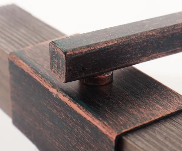 Fali lámpa HAKON 1xE27/60W/230V patina