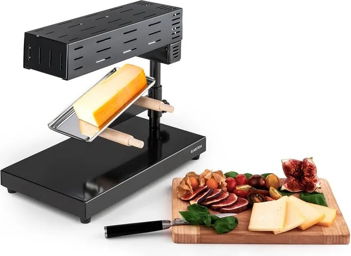 Klarstein Appenzell 2G, raclette grill, 600 W, hagyományos, fekete