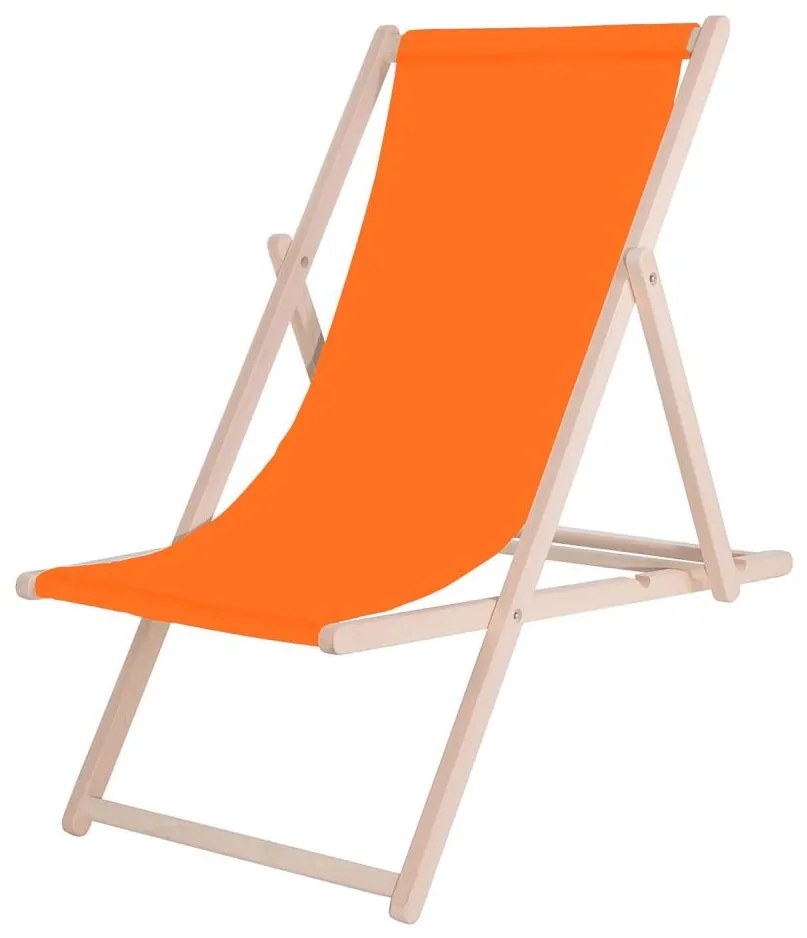 Kerti napozóágy narancssárga/bükk