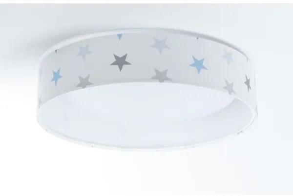 GALAXY KIDS LED/24W/230V dimmelhető csillagos fehér/szürke/kék + DO
