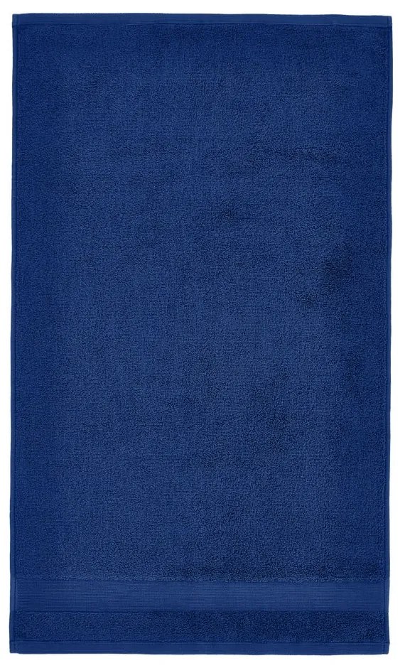 Sötétkék frottír pamut fürdőlepedő 70x120 cm Anti-Bacterial – Catherine Lansfield