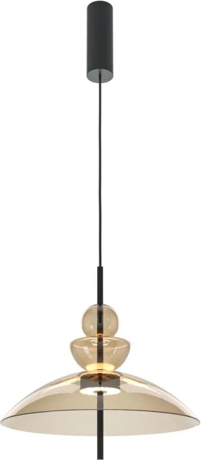 MAYTONI MOD185PL-L12CG3K3 BANGKOK Modern Led Függesztett Lámpa Barna, Fekete LED IP20