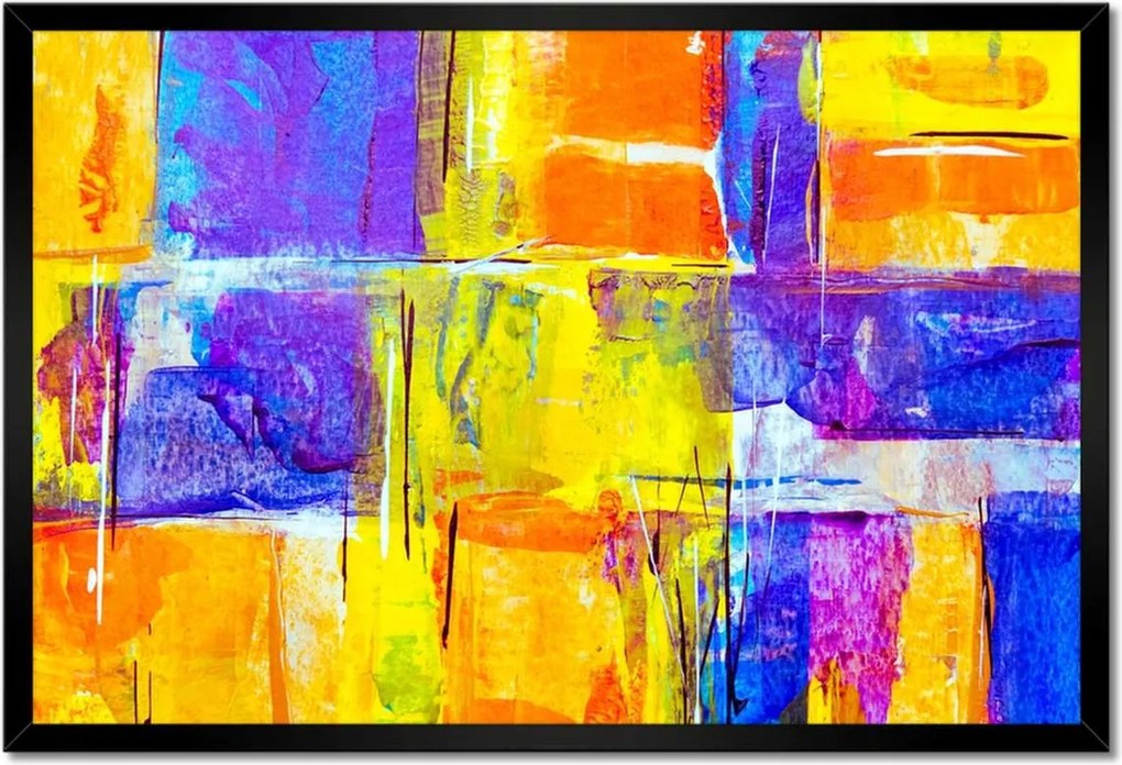 Poszterek keretben 60x40 Absztrakt Paradicsommadár