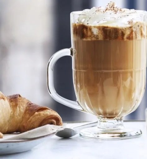 La Rochere Flore pohár jegeskávé füllel francia üveg 270ml