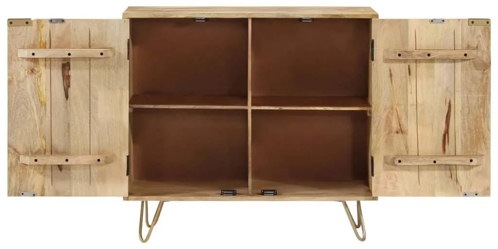 tömör mangófa tálalószekrény 80 x 30 x 75 cm