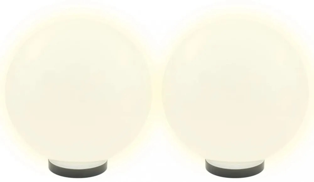 2 db LED gömblámpa 30 cm PMMA