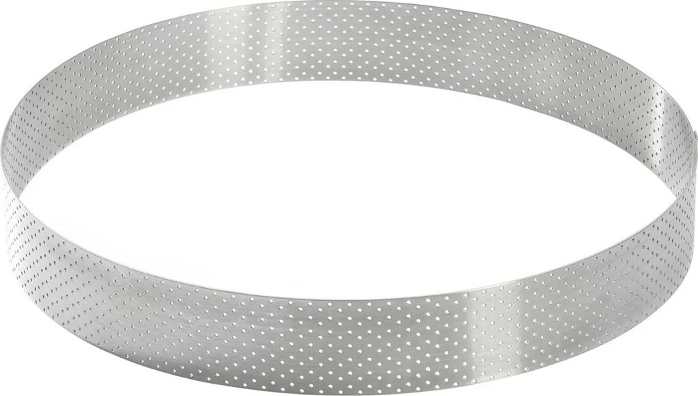 De Buyer 3098.09 perforált torta körkeret 24,5 cm,rozsdamentes acél, 24,5 cm