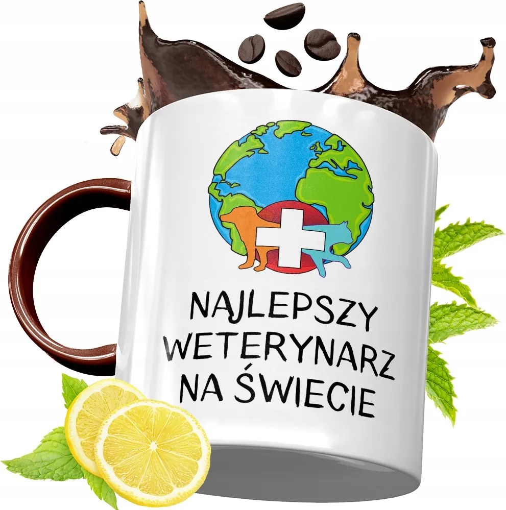 Bordó Bögre Állatorvosnak Születésnapi Ajándék fényképes nyomtatással