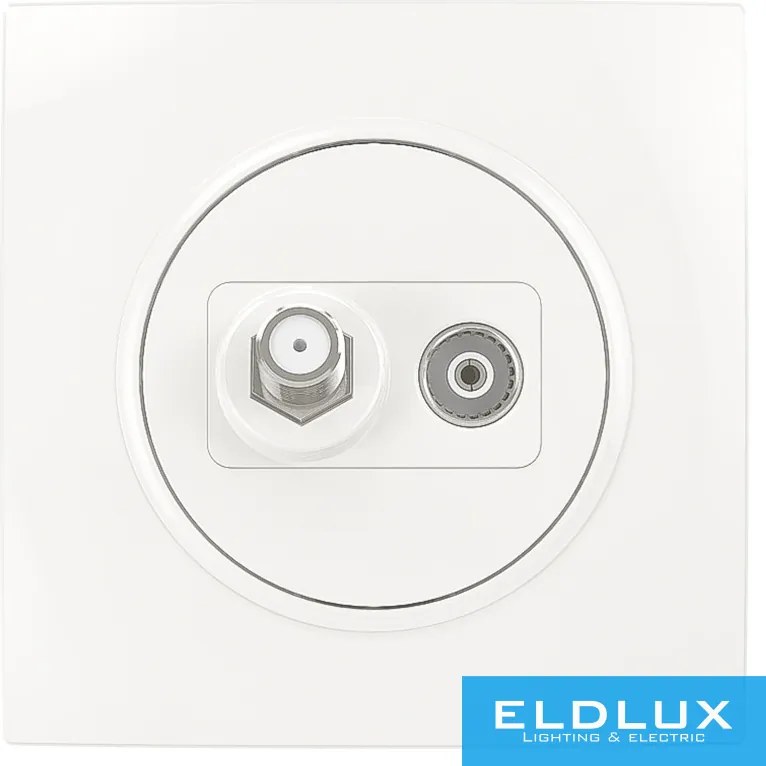 ELDELIN SAT + TV aljzat (13db) Fehér
