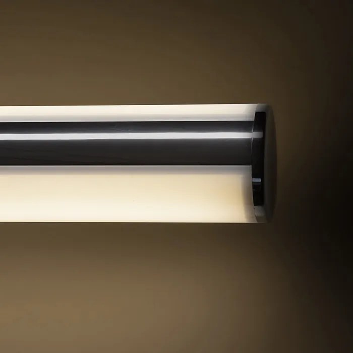 RENDL MONET 84 nástěnná mléčný akryl/chrom 230V LED 29W IP44 3000K
