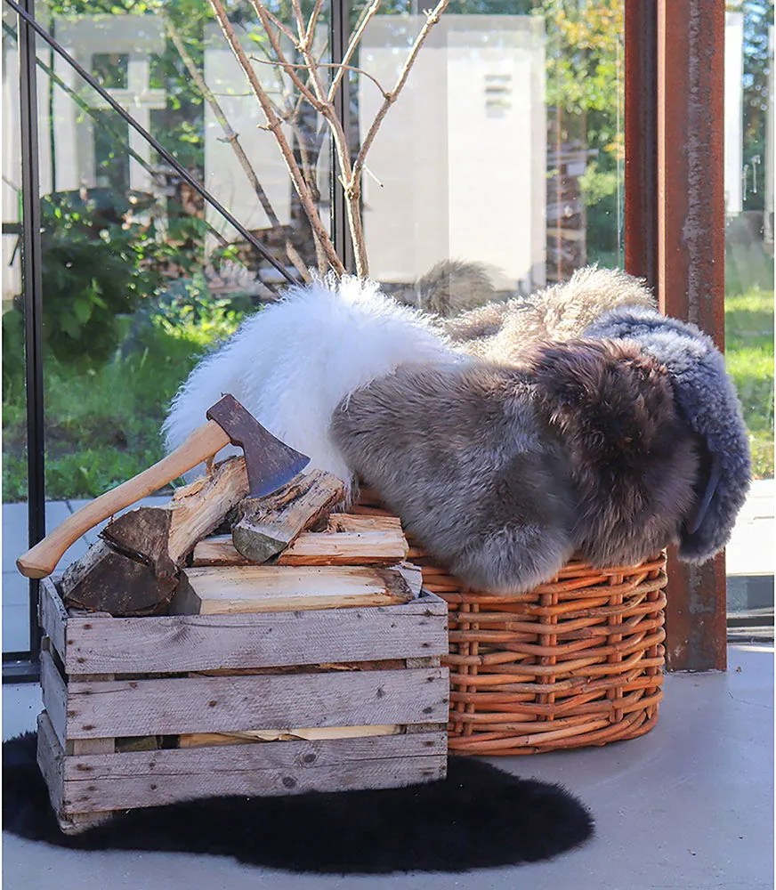 Lambskin báránybőr szőnyeg - 50x85 cm, Szürke