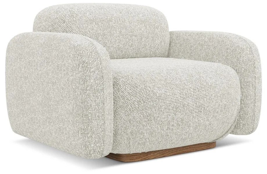 Krémszínű fotel Ailani – Makamii