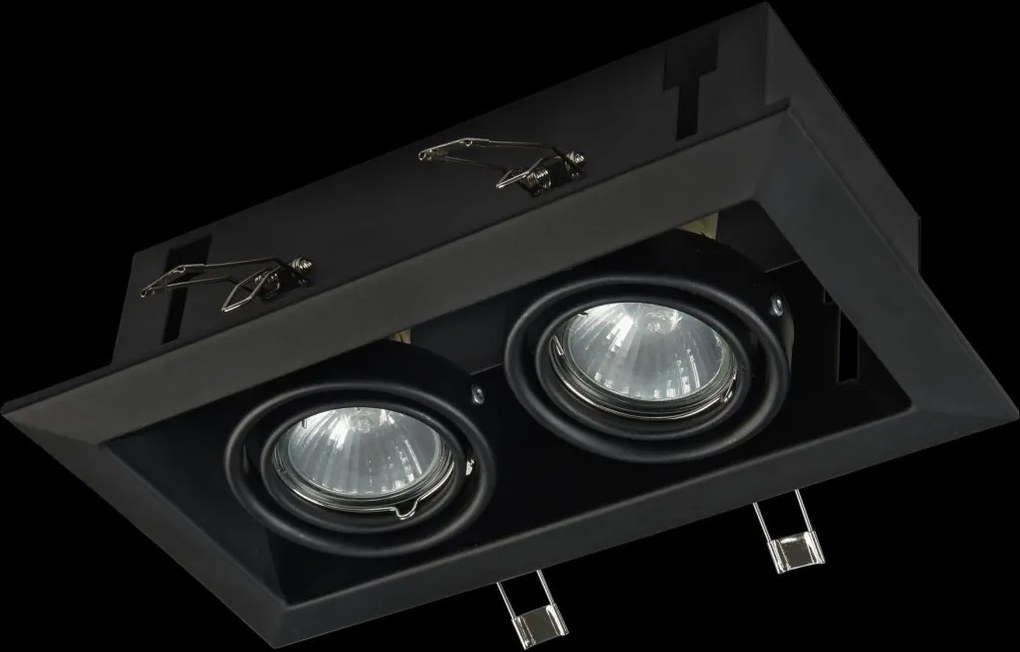 Maytoni METAL MODERN DL008-2-02-B Beépíthető spotlámpa 2xGU10/50W IP20