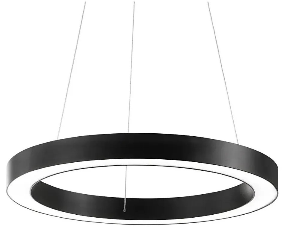 Ideal Lux - LED Csillár zsinóron ORACLE LED/35W/230V 3000K átm. 70 cm CRI 90 fekete