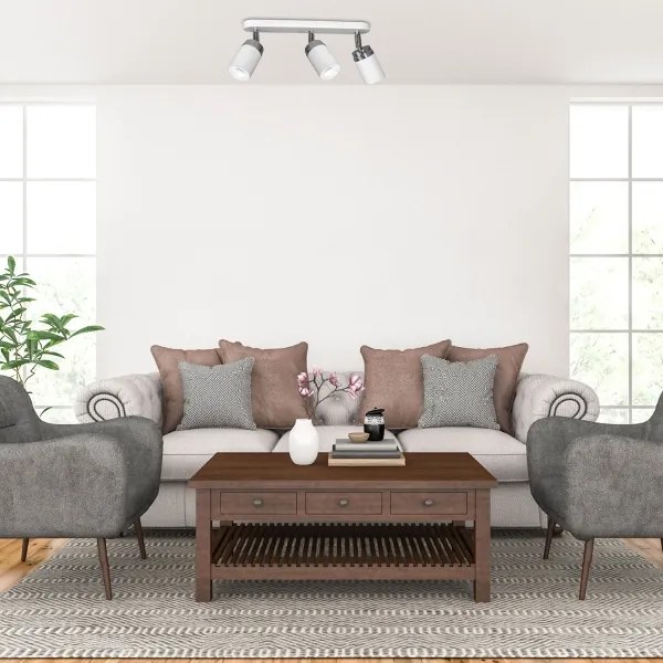 Spotlámpa RENO 3xGU10/8W/230V fehér/króm