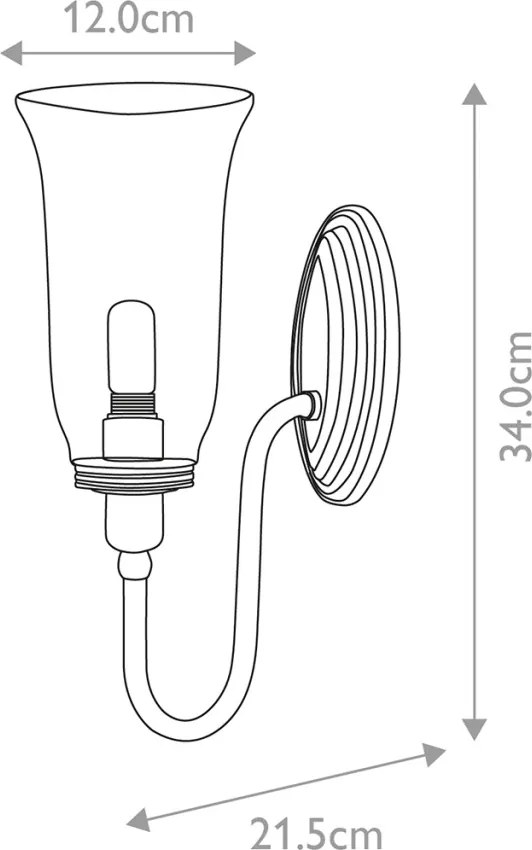Elstead Lighting BLAKE BATH-BLAKE2-PC Fali lámpa 1x40W/G9 IP44