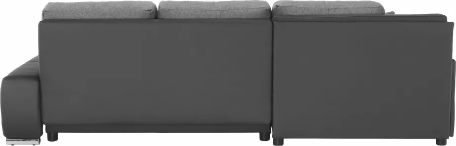 Sarokülőgarnitúra, szürke, TRAMP