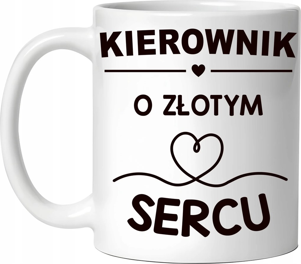 Ajándék Bögre Arany Szívű Vezető Születésnap Karácsony +csomagolás+ Név