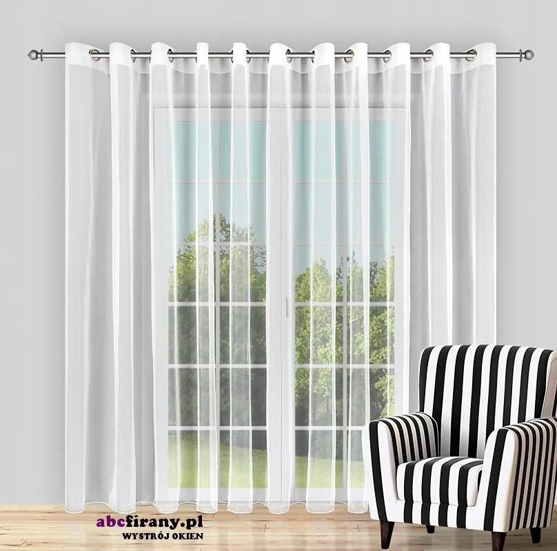 Szuper Ár, Voile Függöny Karikákon 300X140