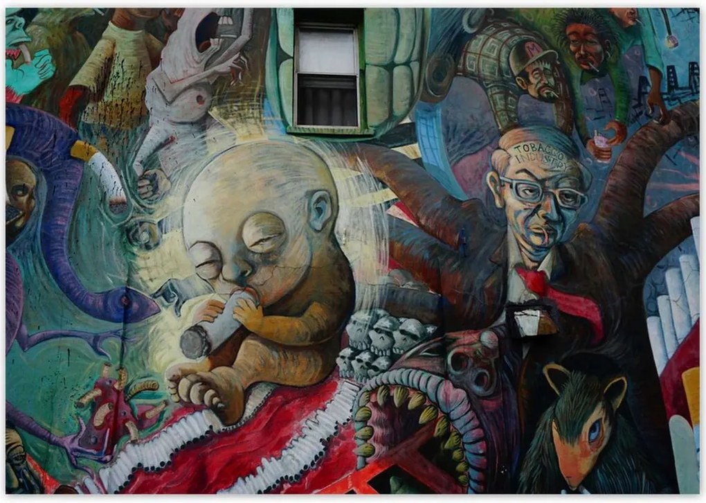 Poszterek 100x70 Graffiti Utcaművészet